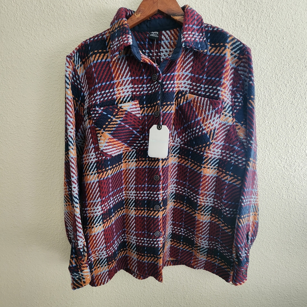 Better Unsaid plaid shirt / shacket Size: Medium NWT